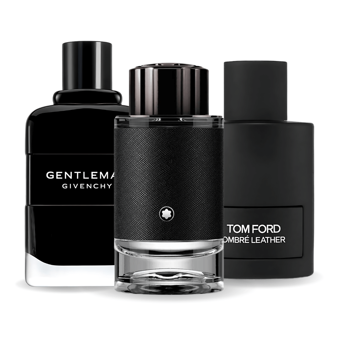 SADA 3 PARFUMOV: TOM FORD OMBRE LEATHER, GIVENCHY GENTLEMAN, MONTBLANC EXPLORER 100ML